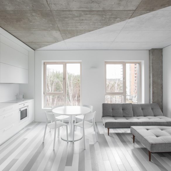 The Lost Corner by 近境制作 - Design Apartment - Interior Design - Inspiration - Triangle Ceiling Apartment Interior Design Inspiration