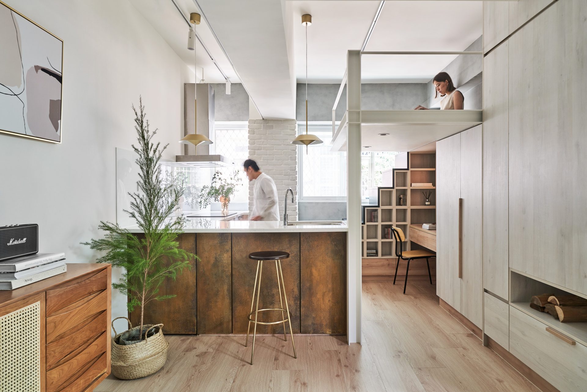 miǎo miǎo Apartment by NestSpace Design