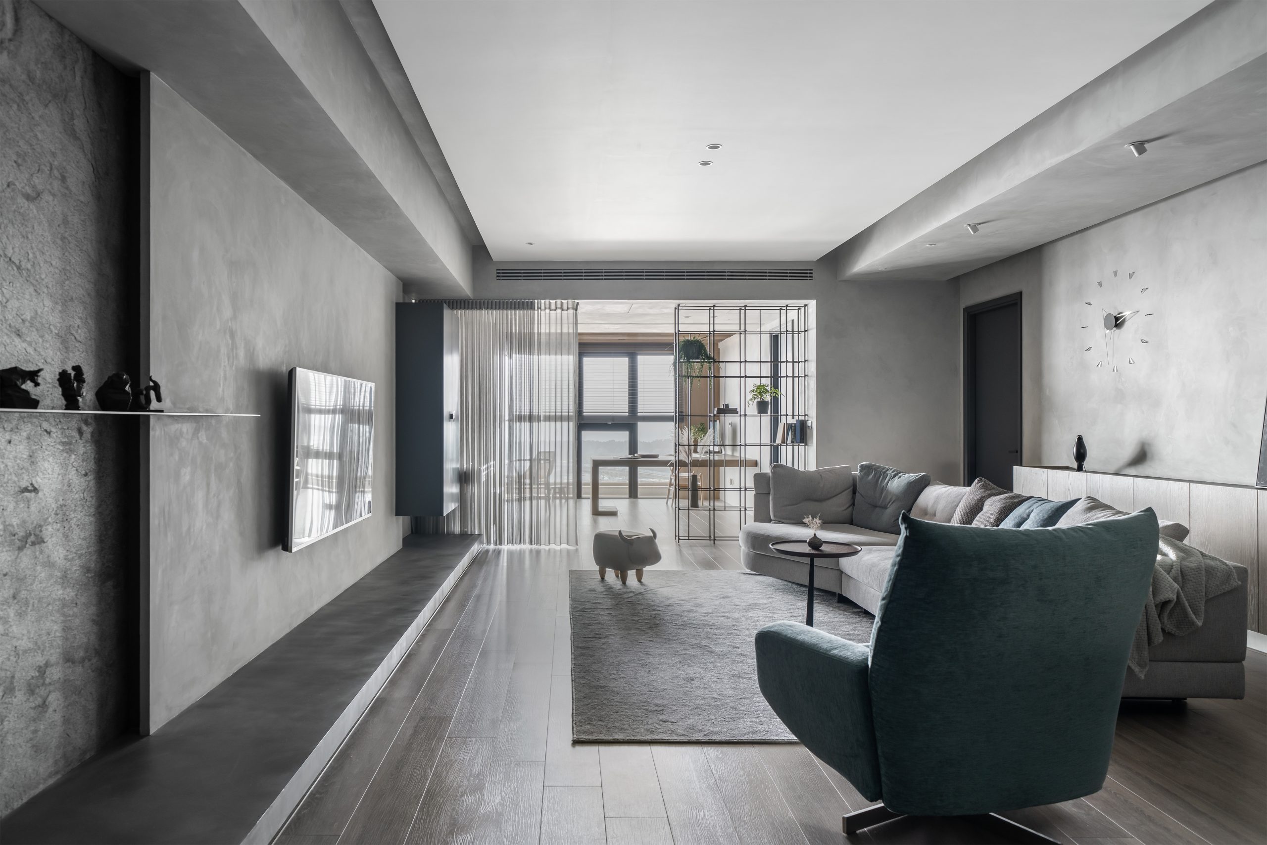 Gray Waves apartment by J.P.Group Design