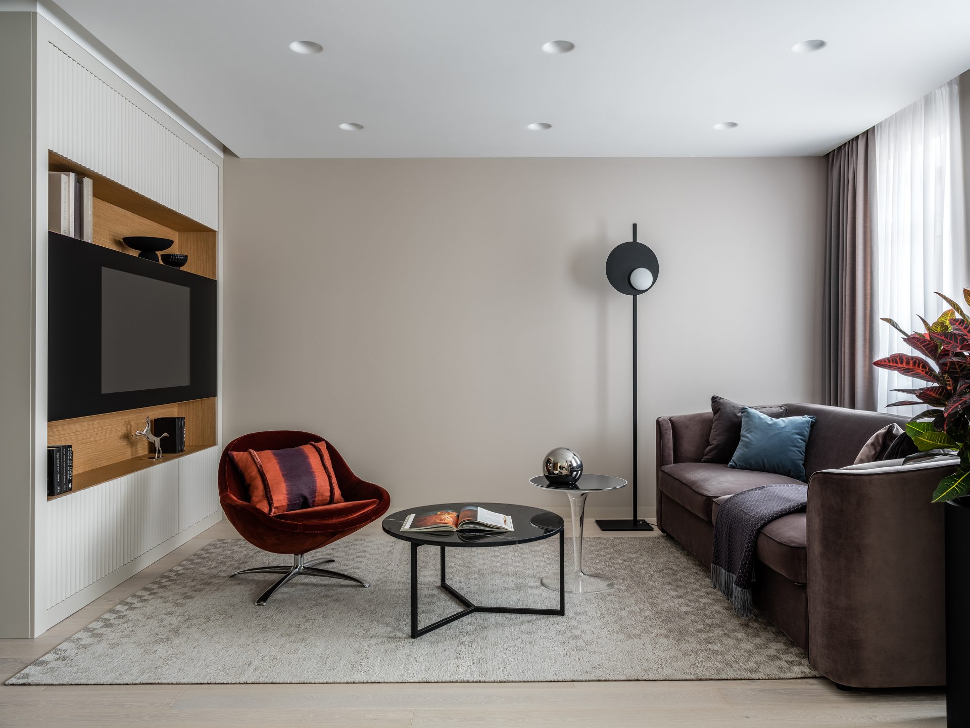 The apartment of 60 sq. meters in Moscow by Vadim Matevosyants