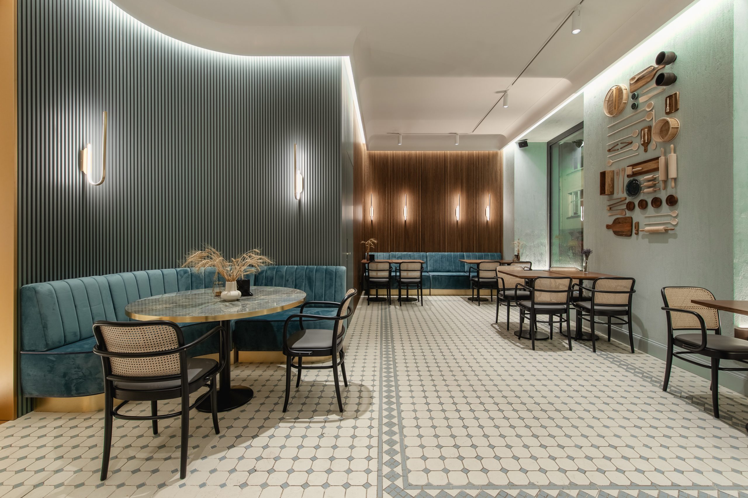 Mulberry Patisserie Reinstates Sense of Luxury to Riga Building by Open AD