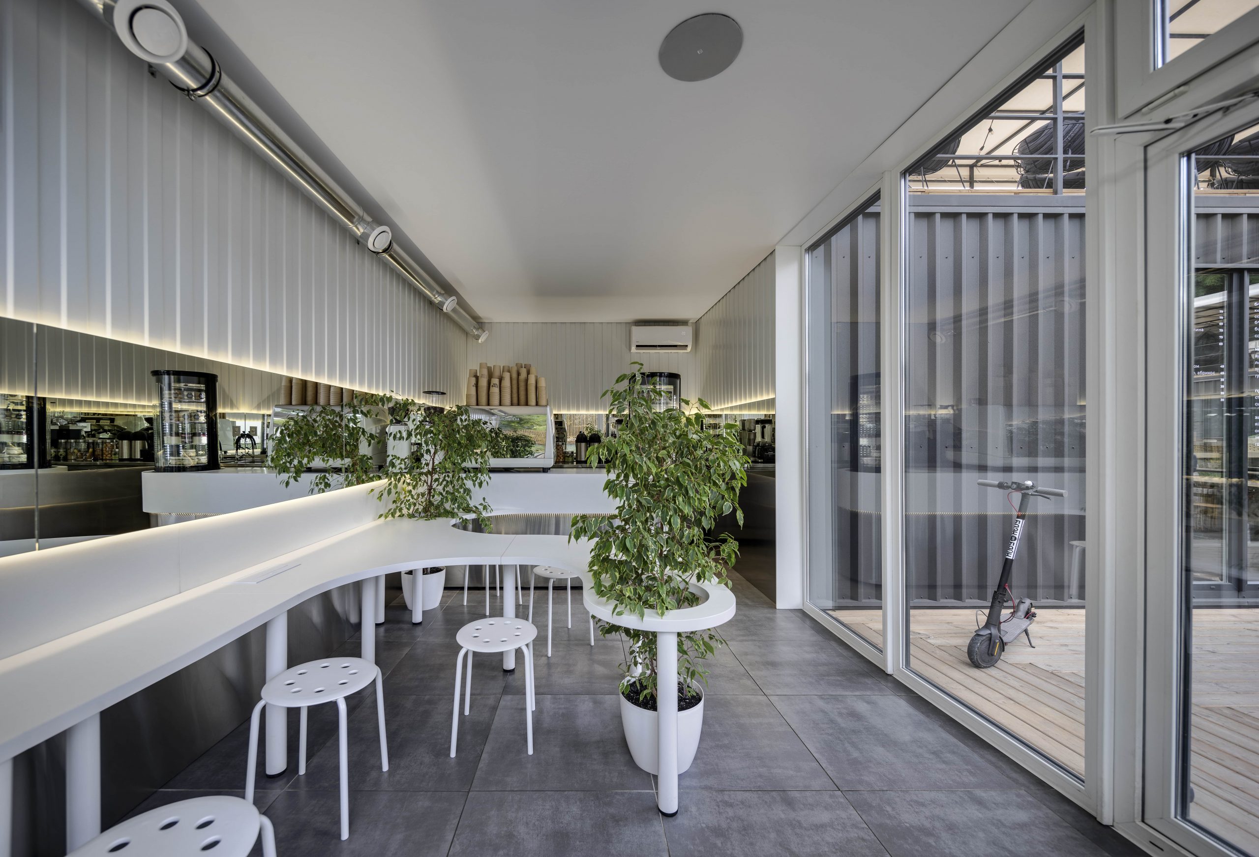 Black & Milk coffee shop by Ponomarenko bureau
