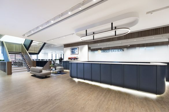 Anglo-Eastern Workplace by Bean Buro