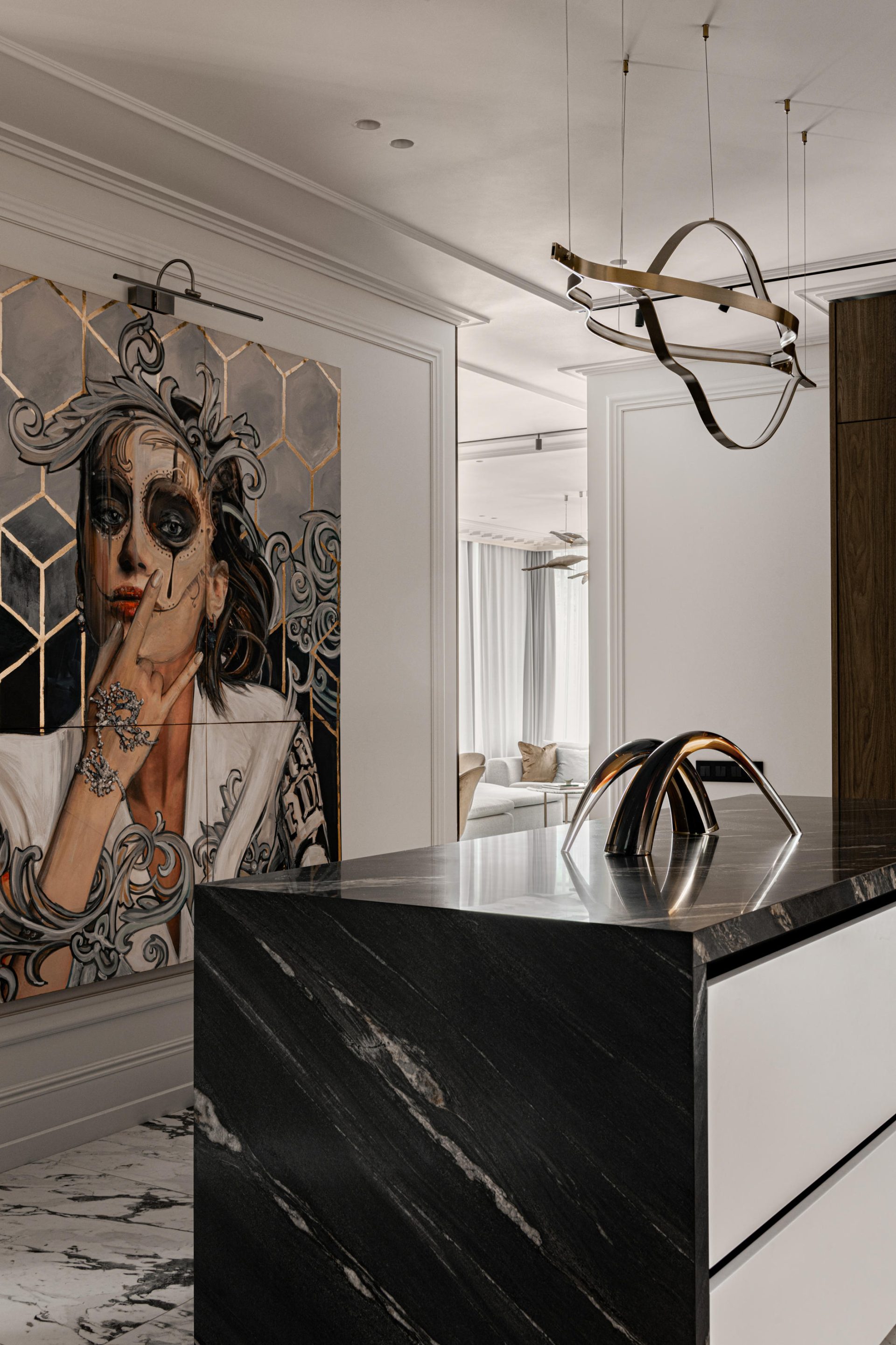 Jeweler's family apartment by KESON architectural bureau - Interior ...