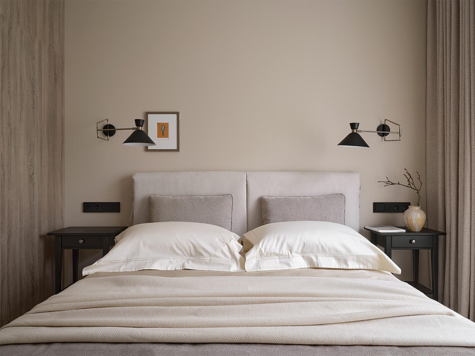 Tranquil, cozy, and easy-customizable beige 79 m2 apartment with a walk ...