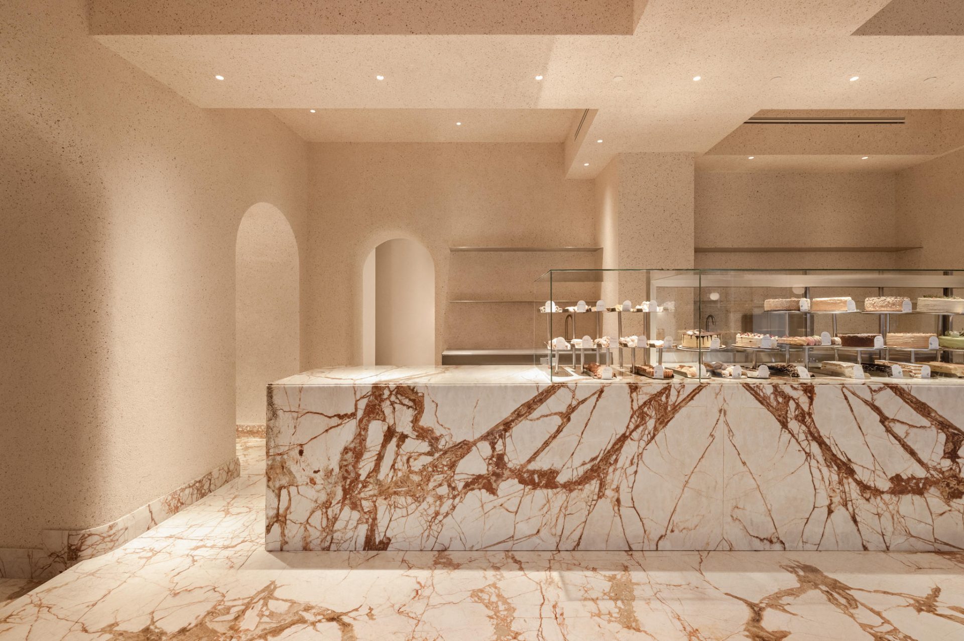 Cukiernia - The Pastry Shop With Walls Covered in Eggshell Plaster ...