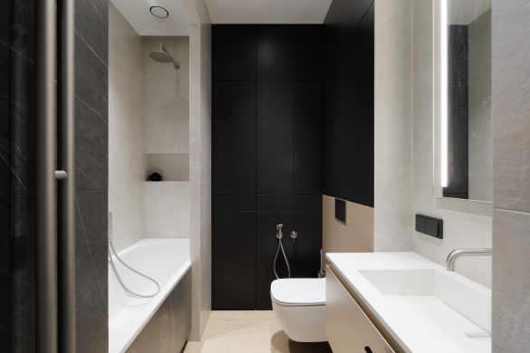 One-room apartment with a “smart” layout, large kitchen and a view of ...