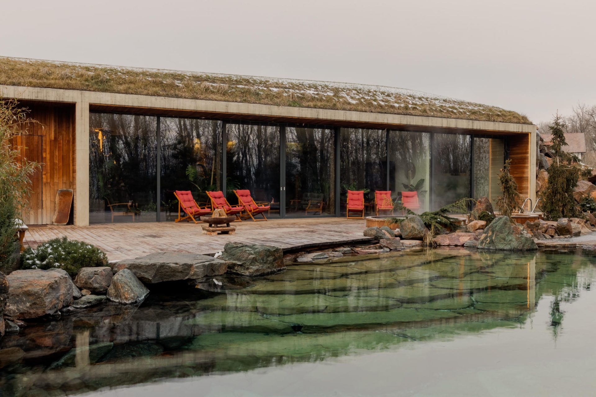 Image result for Woloshyn Bathhouse: a sustainable subterranean retreat by LH47 ARCH ...