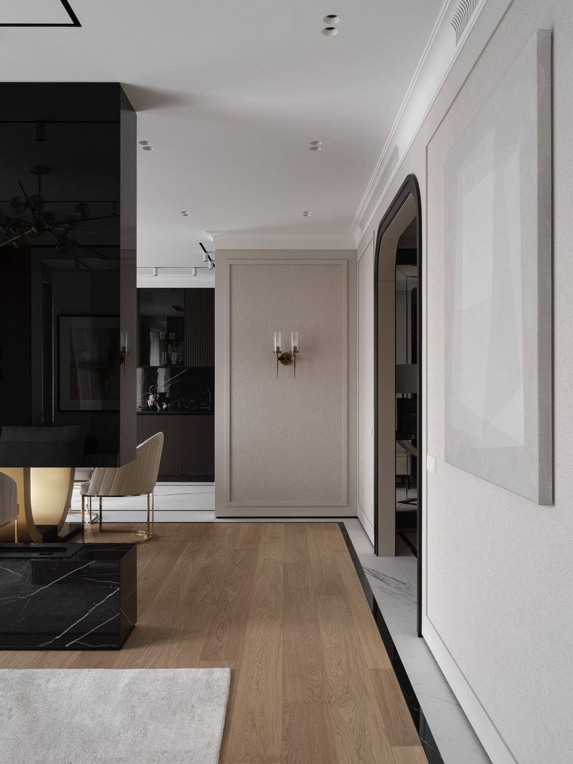 Elegant Art Deco Apartment for a Family with Two Children by Planka ...