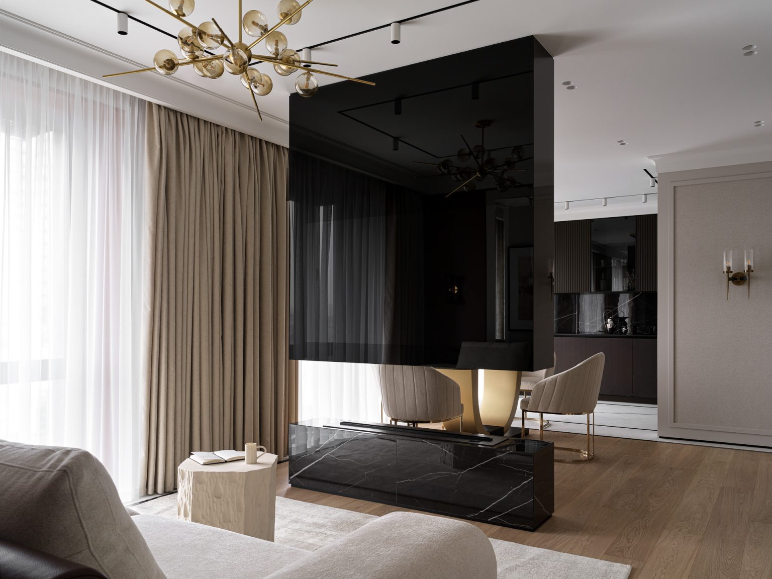 Elegant Art Deco Apartment for a Family with Two Children by Planka ...