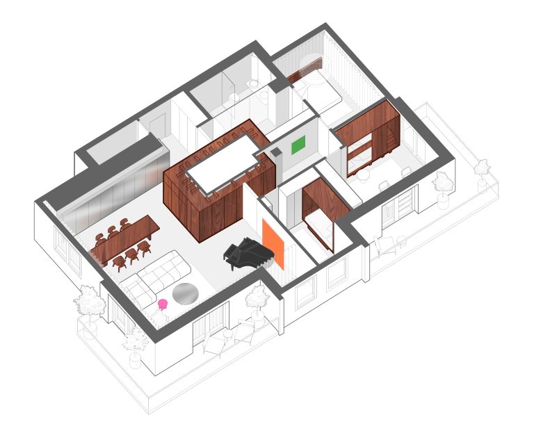 V8 Apartment by DA Bureau - Interior Design - Inspiration