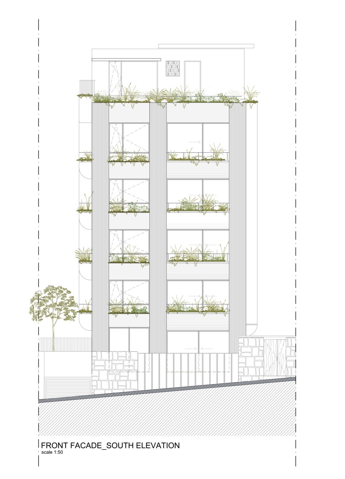 Front facade_south elevation