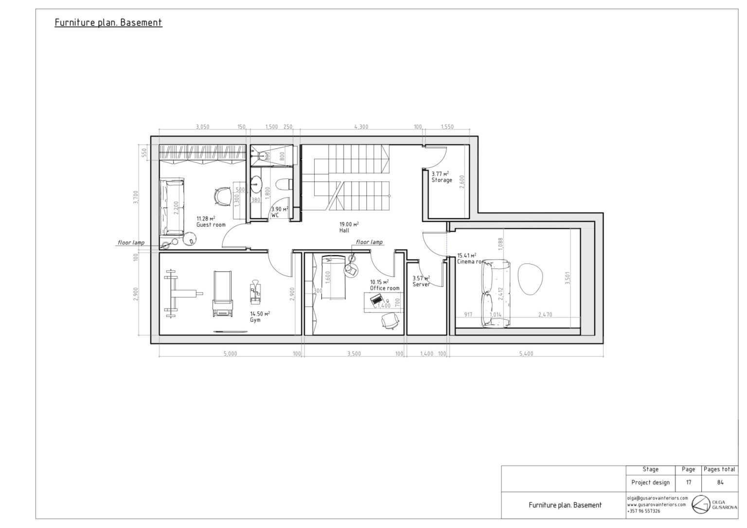 Basement Floor plan