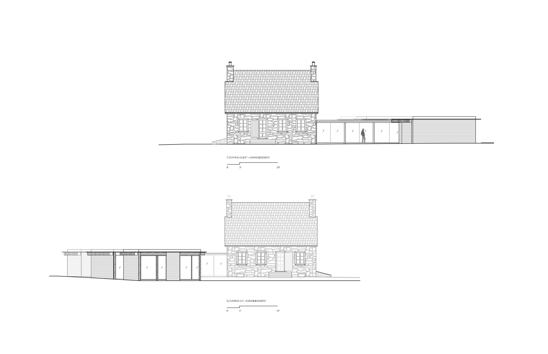 Maison Aubé by yh2 - Award of Excellence in architecture Quebec Association of Architects 2026_i2dinspiration.com_elevation 2