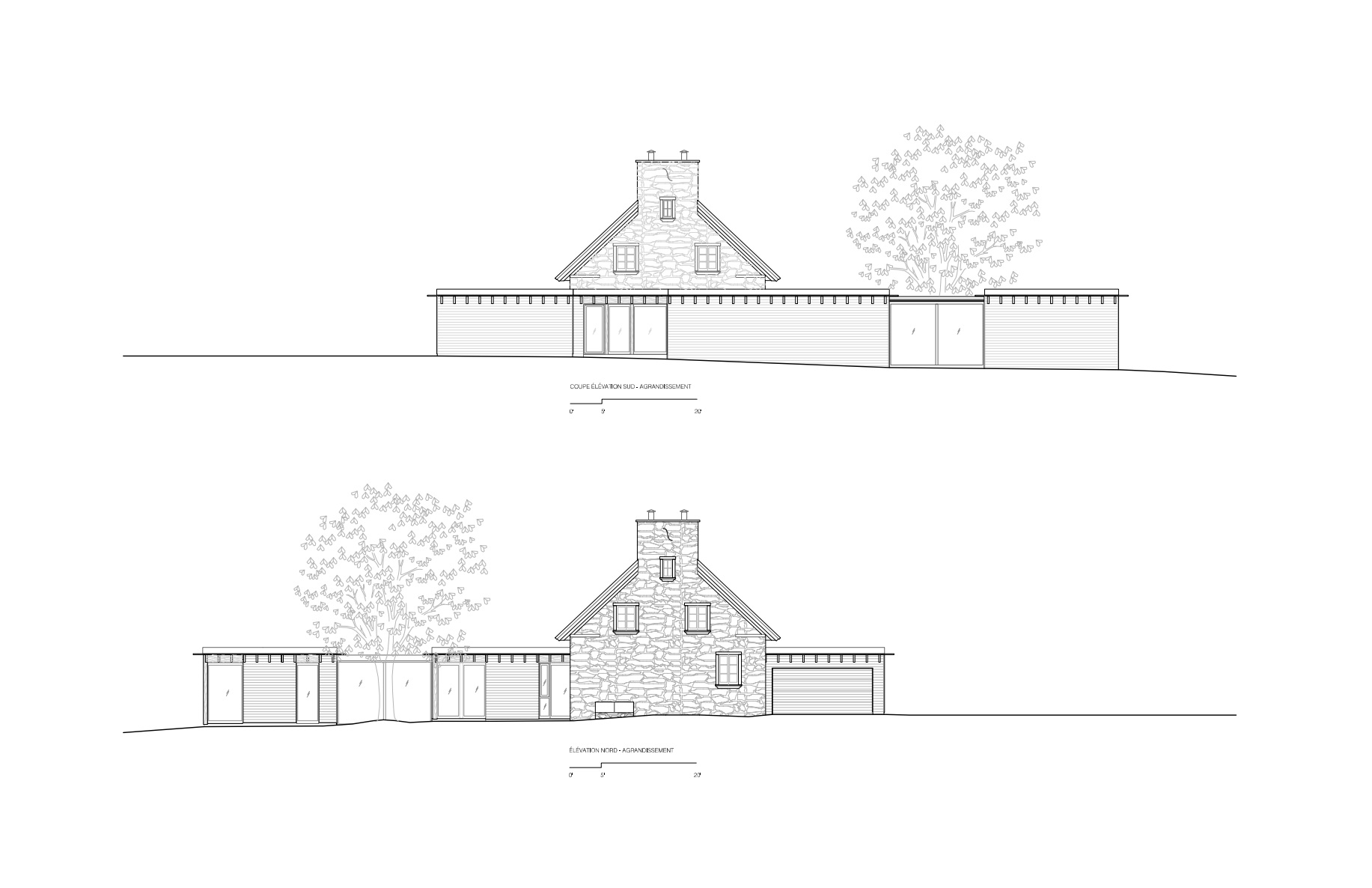 Maison Aubé by yh2 - Award of Excellence in architecture Quebec Association of Architects 2026_i2dinspiration.com_elevation3