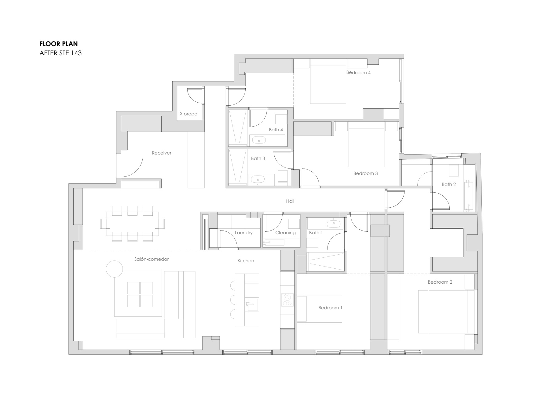 Santa Engracia 143 Apartment by ERENTIA Arquitectos_i2dinspiration.com_After